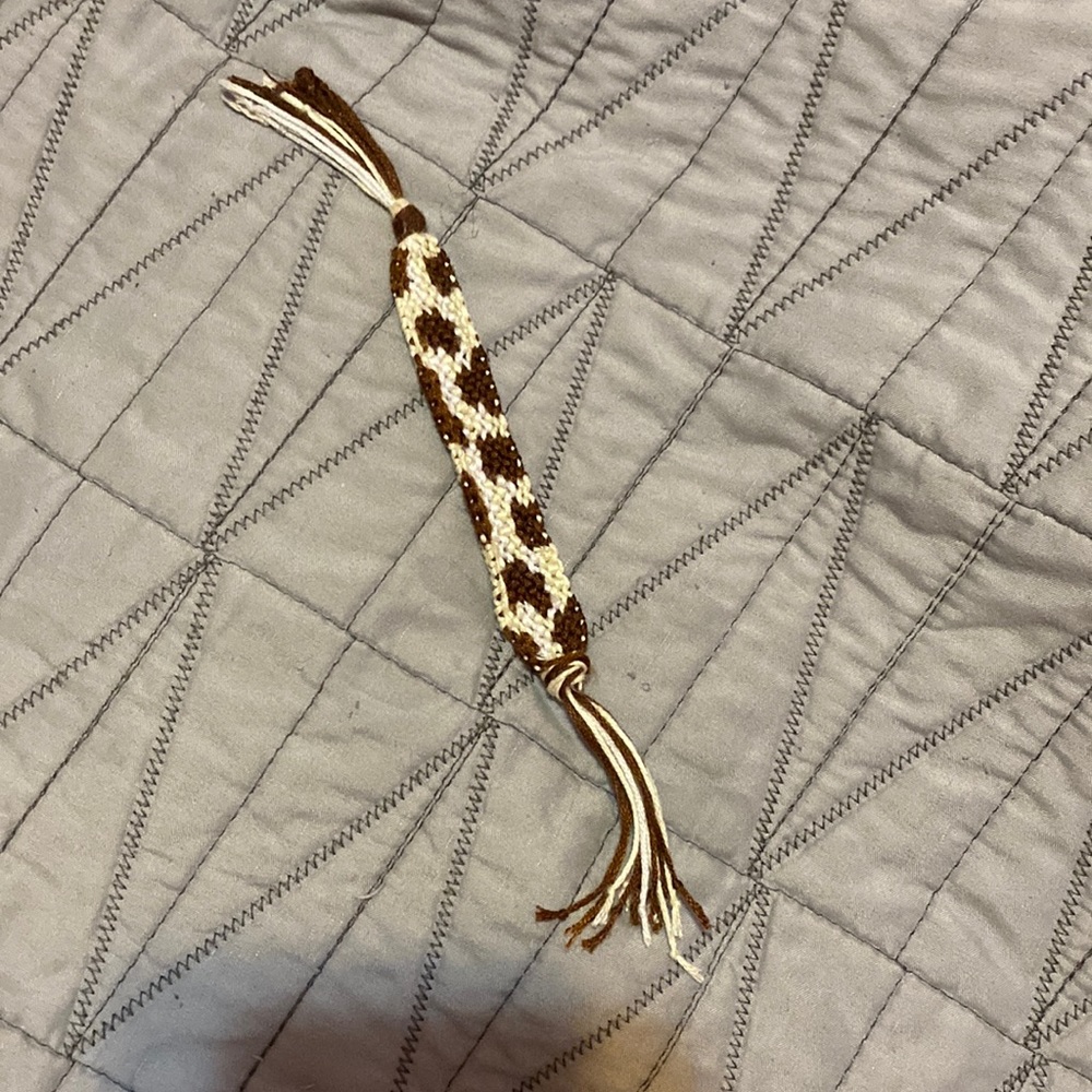 handmade cow print bracelet🐄